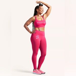 PELOTON Women’s Move Mission Tulip Hem Legging Pink Size Small
